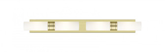 Boreas - 4 Light - 39 inch - Antique Brass - ADA Compliant Bath Vanity Light (3442|617S-4W-AB-G617-8SWH)