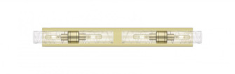 Boreas - 4 Light - 39 inch - Antique Brass - ADA Compliant Bath Vanity Light (3442|617S-4W-AB-G617-8DE)
