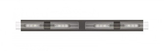 Boreas - 4 Light - 51 inch - Oil Rubbed Bronze - ADA Compliant Bath Vanity Light (3442|617L-4W-OB-G617-11CL)