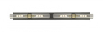Boreas - 4 Light - 51 inch - Black Antique Brass - ADA Compliant Bath Vanity Light (3442|617L-4W-BAB-G617-11SM)