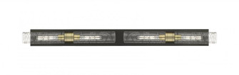 Boreas - 4 Light - 51 inch - Black Antique Brass - ADA Compliant Bath Vanity Light (3442|617L-4W-BAB-G617-11DE)