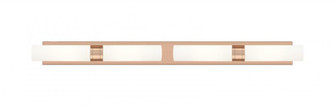Boreas - 4 Light - 51 inch - Antique Copper - ADA Compliant Bath Vanity Light (3442|617L-4W-AC-G617-11WH)