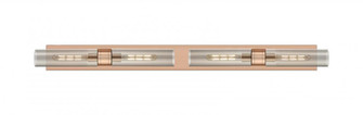 Boreas - 4 Light - 51 inch - Antique Copper - ADA Compliant Bath Vanity Light (3442|617L-4W-AC-G617-11SM)