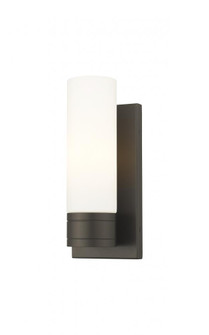 Boreas - 1 Light - 5 inch - Oil Rubbed Bronze - ADA Compliant Sconce (3442|617-1W-OB-G617-8WH)