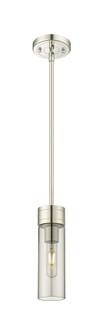 Boreas - 1 Light - 3 inch - Polished Nickel - Stem Hung - Mini Pendant (3442|617-1S-PN-G617-8SM)
