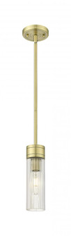 Boreas - 1 Light - 3 inch - Antique Brass - Stem Hung - Mini Pendant (3442|617-1S-AB-G617-8SCL)