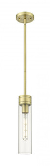 Boreas - 1 Light - 3 inch - Antique Brass - Stem Hung - Mini Pendant (3442|617-1S-AB-G617-11CL)