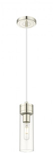 Boreas - 1 Light - 3 inch - Polished Nickel - Cord Hung - Mini Pendant (3442|617-1P-PN-G617-8CL)