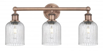 Bridal Veil - 3 Light - 23 inch - Antique Copper - Bath Vanity Light (3442|616-3W-AC-G559-5SDY)
