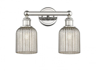 Bridal Veil - 2 Light - 14 inch - Polished Nickel - Bath Vanity Light (3442|616-2W-PN-G559-5ME)
