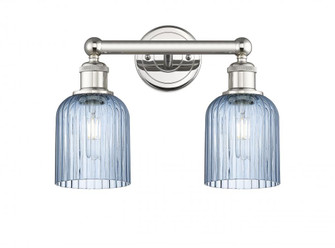 Bridal Veil - 2 Light - 14 inch - Polished Nickel - Bath Vanity Light (3442|616-2W-PN-G559-5BL)