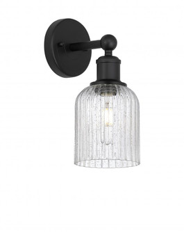 Bridal Veil - 1 Light - 5 inch - Matte Black - Sconce (3442|616-1W-BK-G559-5SDY)