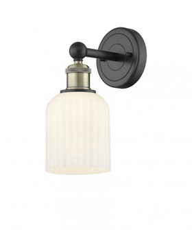 Bridal Veil - 1 Light - 5 inch - Black Antique Brass - Sconce (3442|616-1W-BAB-G559-5GWH)