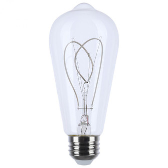 6 Watt LED; Reminiscent; Flex Gray Filament; ST19 Loop; Medium Base; 2700K CCT; Clear; 120 Volt (27|S11527)