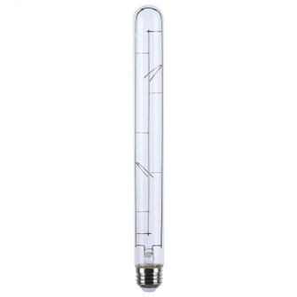 6 Watt LED; Reminiscent; Flex Gray Straight Filament; T9; Medium Base; 2700K CCT; Clear; 120 Volt (27|S11523)