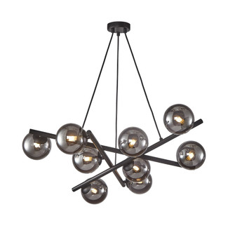 Modena - 9-Light Chandelier - Black (12|AC11979SM)