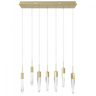 Aspen Collection 7 Light Clear Crystal Multi Port Pendant (4450|HF1900-7-AP-BB-C)