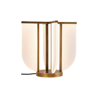 Anders 16-in Vintage Brass LED Table Lamp (7713|TL336815VB)