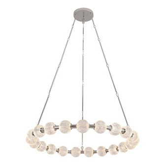 Marni 41-in Polished Nickel Dimmable LED Chandelier (7713|CH321041PN-UNV-010)