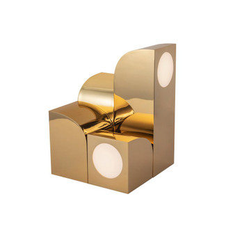 Gypsum 9-in Polished Brass LED Table Lamp (461|TL82412-PB)