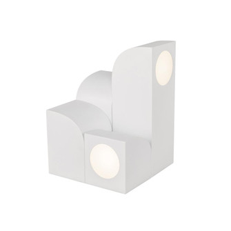 Gypsum 9-in White LED Table Lamp (461|TL82412-WH)