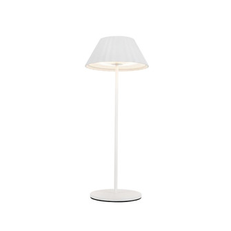 Zola 6-in White Damp-Rated Dimmable LED Table Lamp (461|TL67914-WH)
