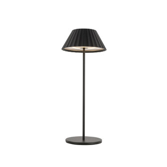 Zola 6-in Black Damp-Rated Dimmable LED Table Lamp (461|TL67914-BK)