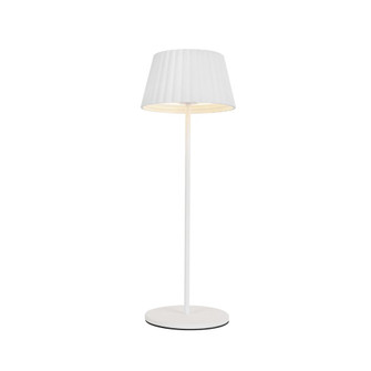 Dario 5-in White Damp-Rated Dimmable LED Table Lamp (461|TL65614-WH)