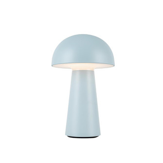 Asher 5-in Sky Blue Damp-Rated Dimmable LED Table Lamp (461|TL64108-SY)