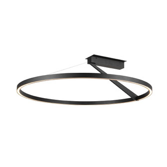 Roda 31-in Black Dimmable LED Semi-Flush Mount (461|SF27731-BK-3WCCT-UNV)