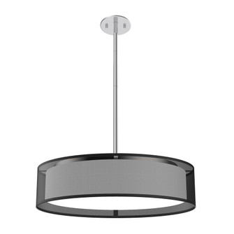 Dalton 20-in Black Organza Dimmable LED Pendant (461|PD7920-BOR-5CCT)