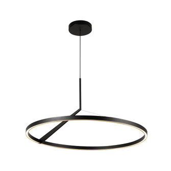 Roda 31-in Black Dimmable LED Pendant (461|PD27731-BK-3WCCT-UNV)