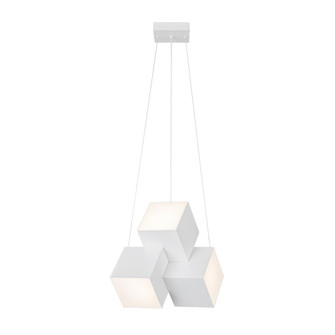 Tetra 16-in White LED Pendant (461|PD20616-WH-UNV)