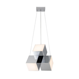 Tetra 11-in Chrome LED Pendant (461|PD20616-CH-UNV)