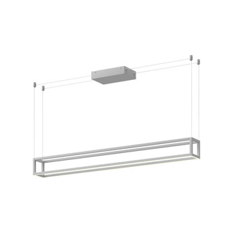 Plaza 48-in White Dimmable LED Linear Pendant (461|LP45548-WH-UNV)