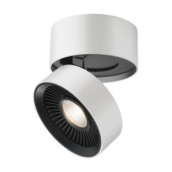 Solo 5-in White Dimmable LED Flush Mount (461|FM9405-WH-UNV)