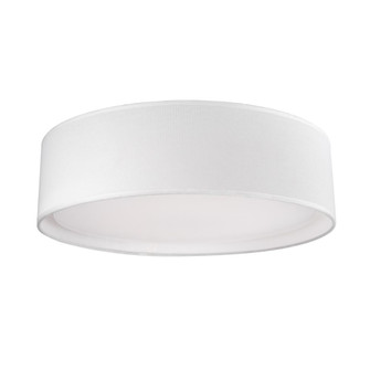 Dalton 16-in White LED Flush Mount (461|FM7916-WH-5CCT)
