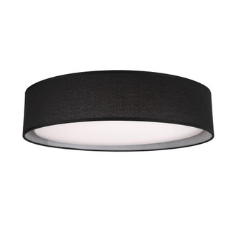 Dalton 16-in Black Dimmable LED Flush Mount (461|FM7916-BK-5CCT)