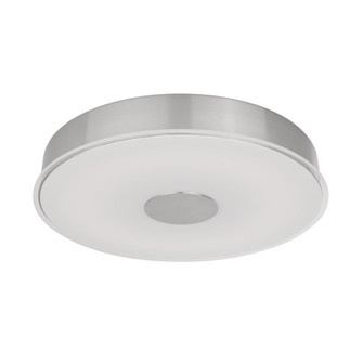 Parker 16-in Brushed Nickel LED Flush Mount (461|FM7616-BN-5CCT)