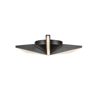 Tachi 15-in Urban Bronze Dimmable LED Flush Mount (461|FM64215-UB)