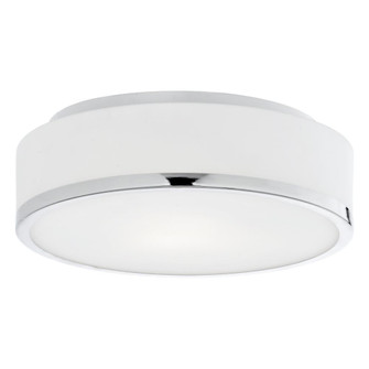 Charlie 12-in Chrome LED Flush Mount (461|FM6012-CH-5CCT)
