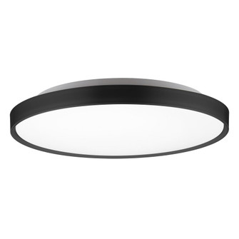 Brunswick 22-in Black Dimmable LED Flush Mount (461|FM43522-BK-5CCT)