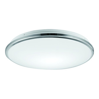 Brook 15-in Chrome Dimmable LED Flush Mount (461|FM43315-CH-5CCT)