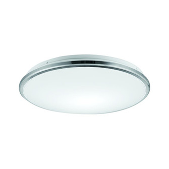 Brook 13-in Chrome Dimmable LED Flush Mount (461|FM43313-CH-5CCT)