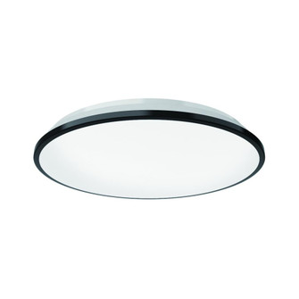 Brook 13-in Black Dimmable LED Flush Mount (461|FM43313-BK-5CCT)