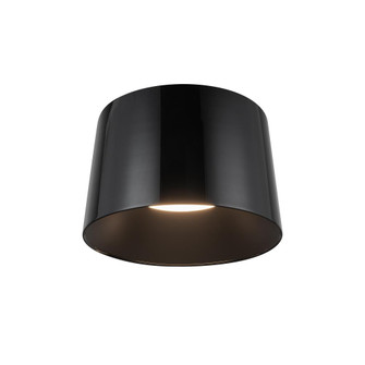 Etta 13-in Jet Black Dimmable LED Flush Mount (461|FM16512-JB-3WCCT-UNV)