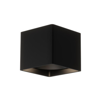 Falco 5-in Black Dimmable LED Flush Mount (461|FM10705-BK-UNV)
