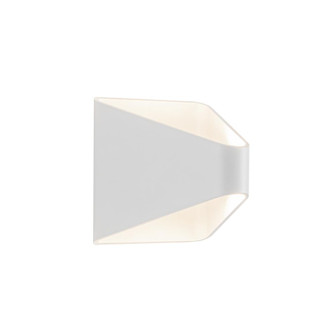 Ellis 6-in White LED Exterior Wall Sconce (461|EW33806-WH-UNV-010)