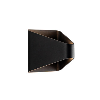 Ellis 6-in Black LED Exterior Wall Sconce (461|EW33806-BK-UNV-010)