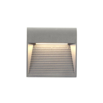 Casa 5-in Grey Dimmable LED Outdoor Wall Sconce (461|EW27905-GY)